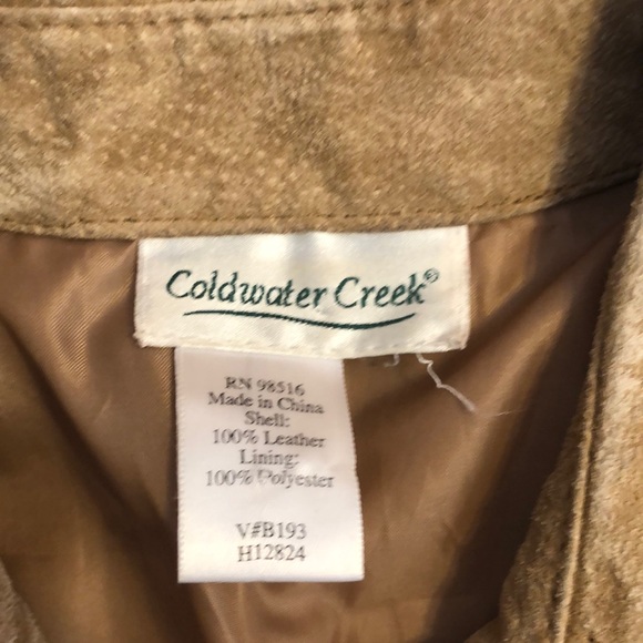 Coldwater Creek leather jacket - Picture 2 of 4